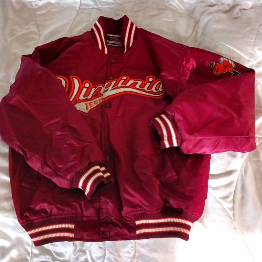 VA Tech silk jacket